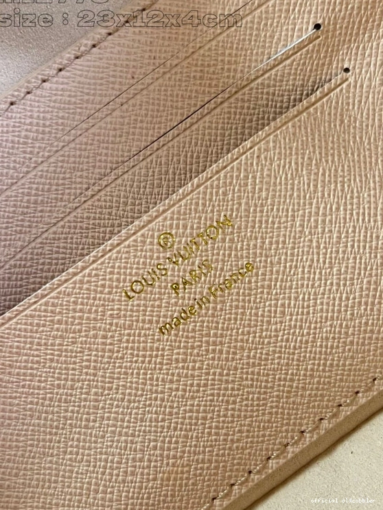 Official oldcobbler Ivy-23.5*12*4.3cm Wallet VUITTON on LOUIS Chain 0708